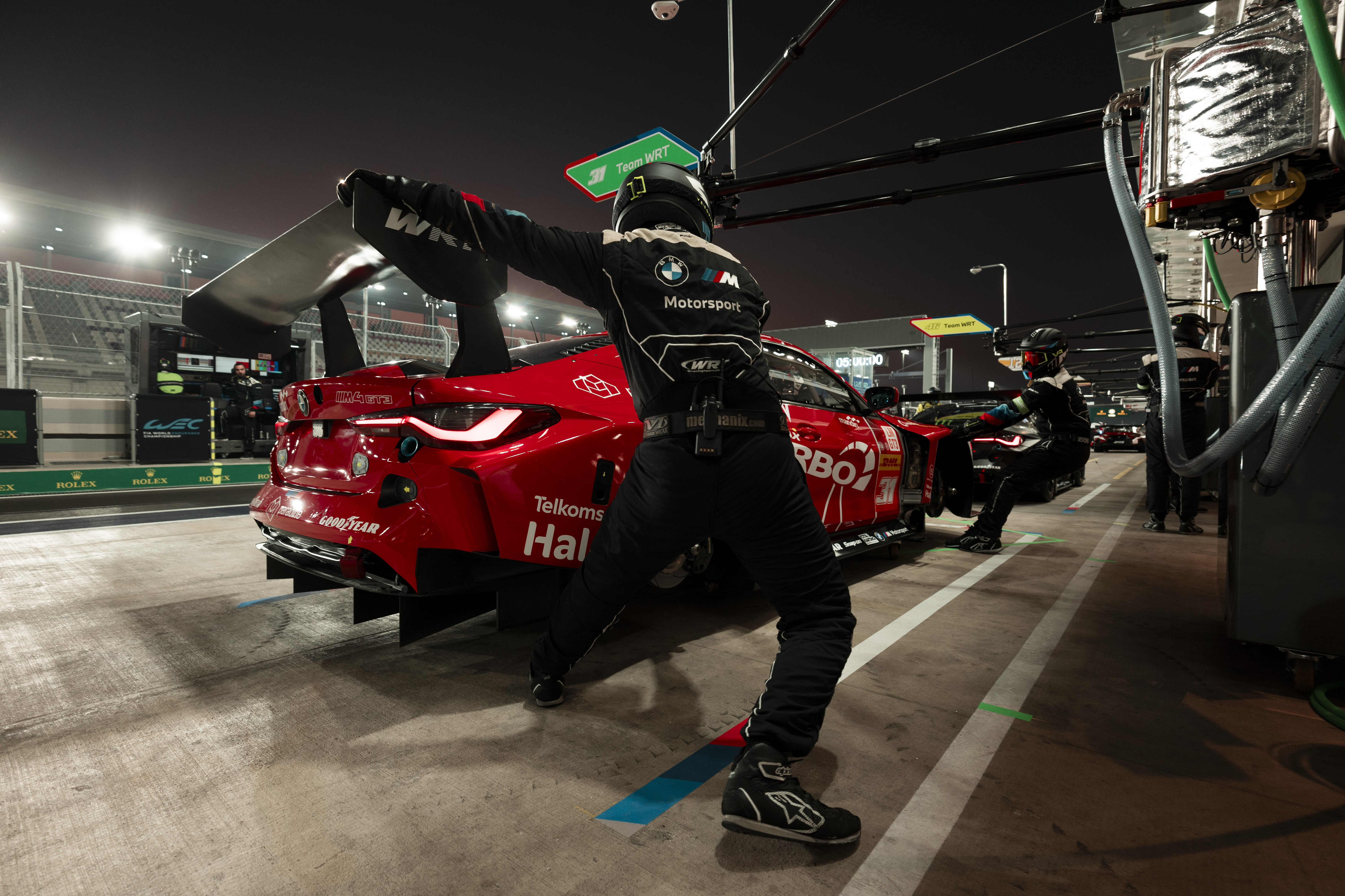 Qatar, 26-27 February 2024. FIA World Endurance Championship, FIA WEC, prologue, Lusail International Circuit, Team WRT, #31 BMW M4 GT3, LMGT3, Augusto Farfus, Sean Gelael, Darren Leung.