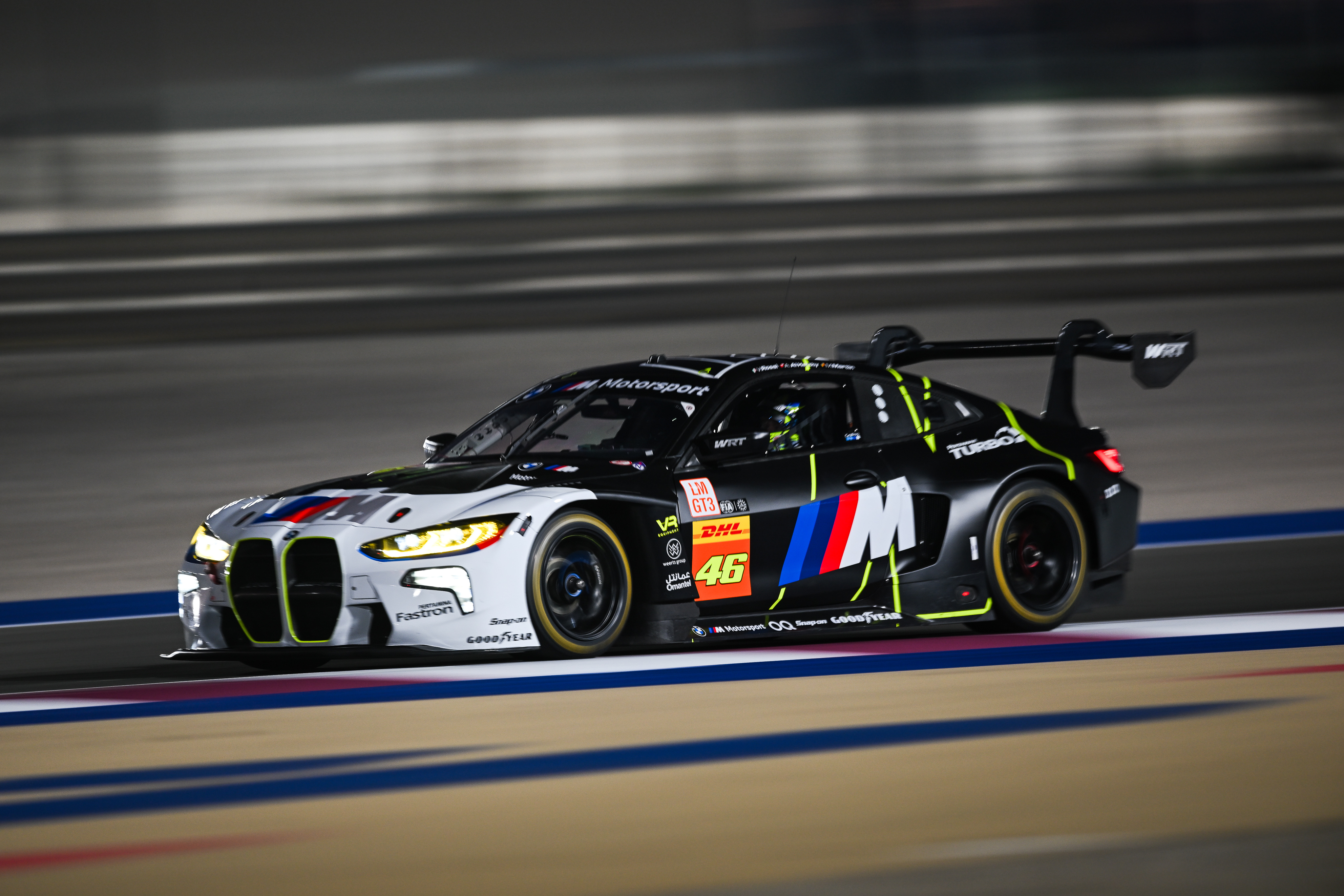 Qatar, 26-27 February 2024. BMW M Motorsport. FIA World Endurance Championship, FIA WEC, Lusail International Circuit, Team WRT, #46 BMW M4 GT3, LMGT3, Maxime Martin, Valentino Rossi, Ahmad Al Harthy.