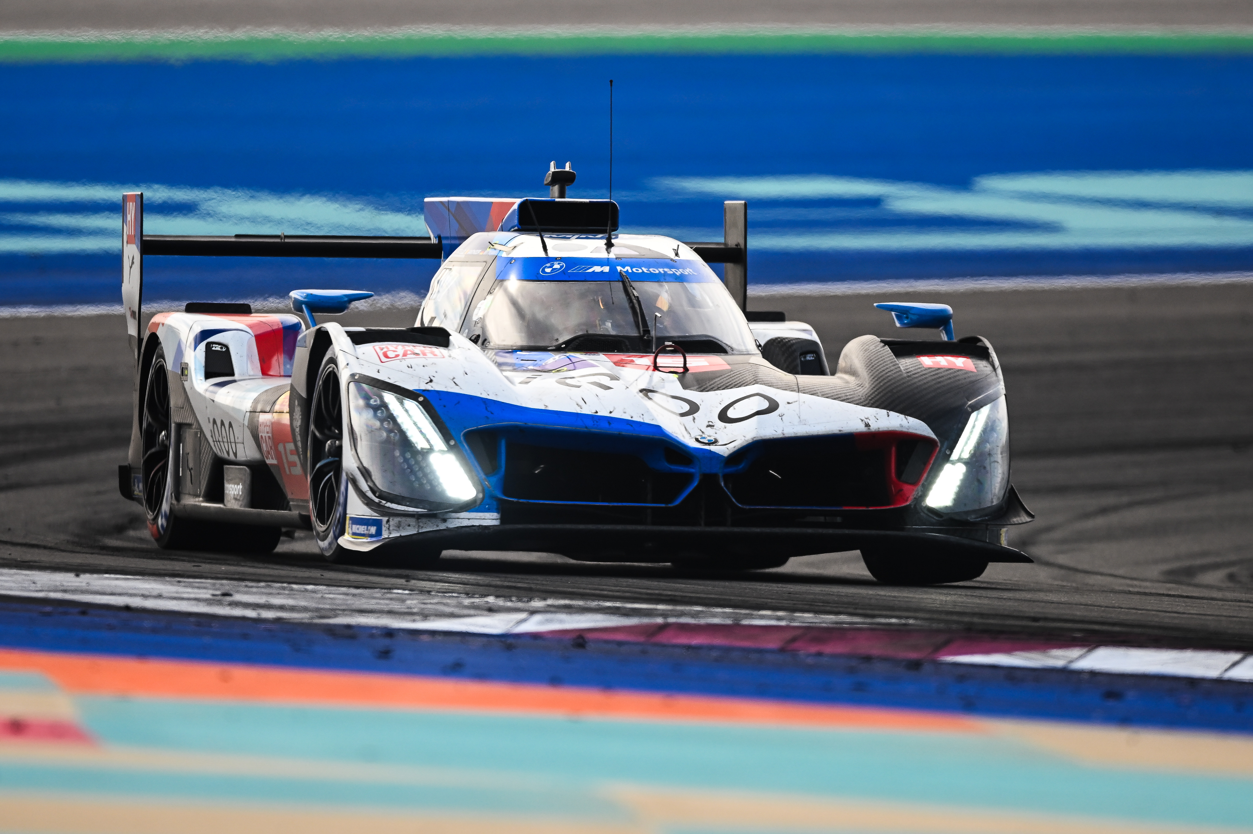 Qatar, 29 February to 2nd March 2024. BMW M Motorsport. FIA World Endurance Championship, FIA WEC, Lusail International Circuit, BMW M Team WRT, #15 BMW M Hybrid V8, Hypercar, LMDh, Dries Vanthoor, Raffaele Marciello, Marco Wittmann.