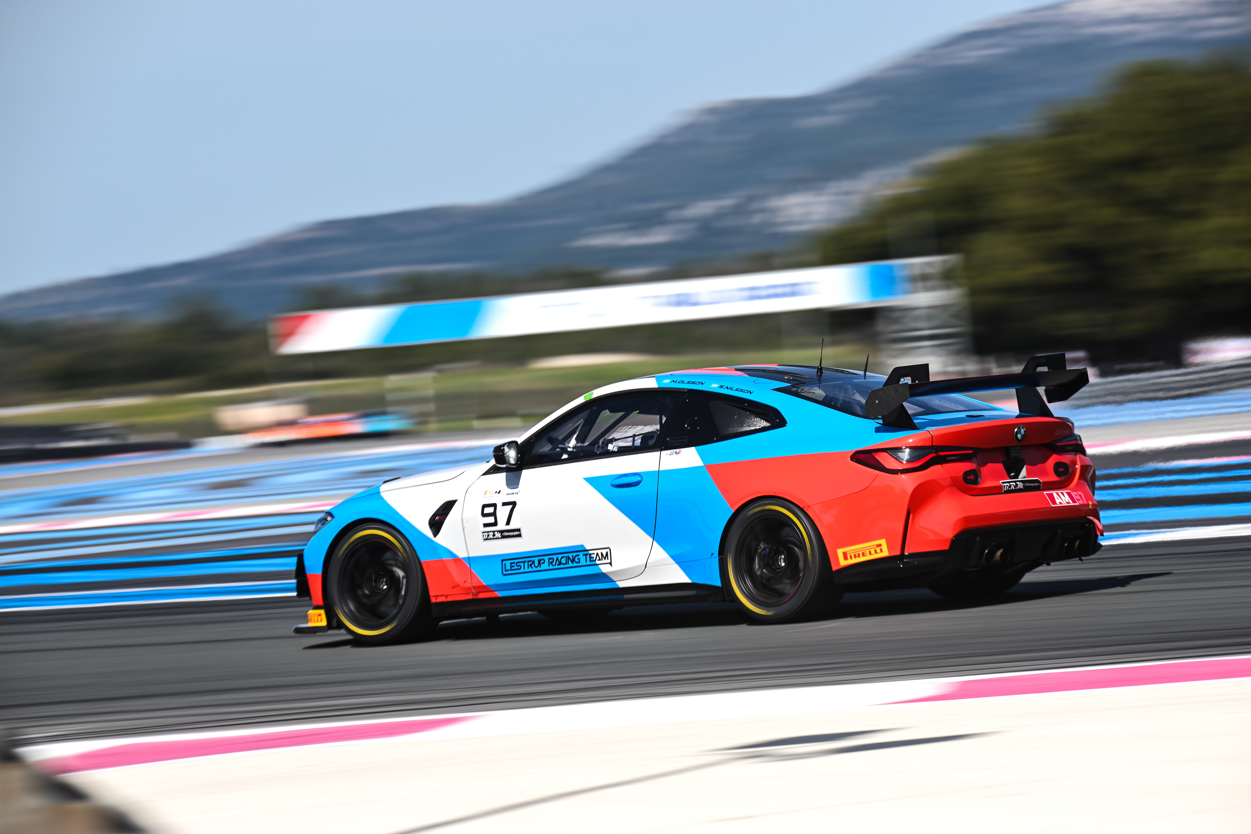 Le Castellet (FRA), 5-7 April 2024. GT4 European Series, BMW M4 GT4, Lestrup Racing Team.