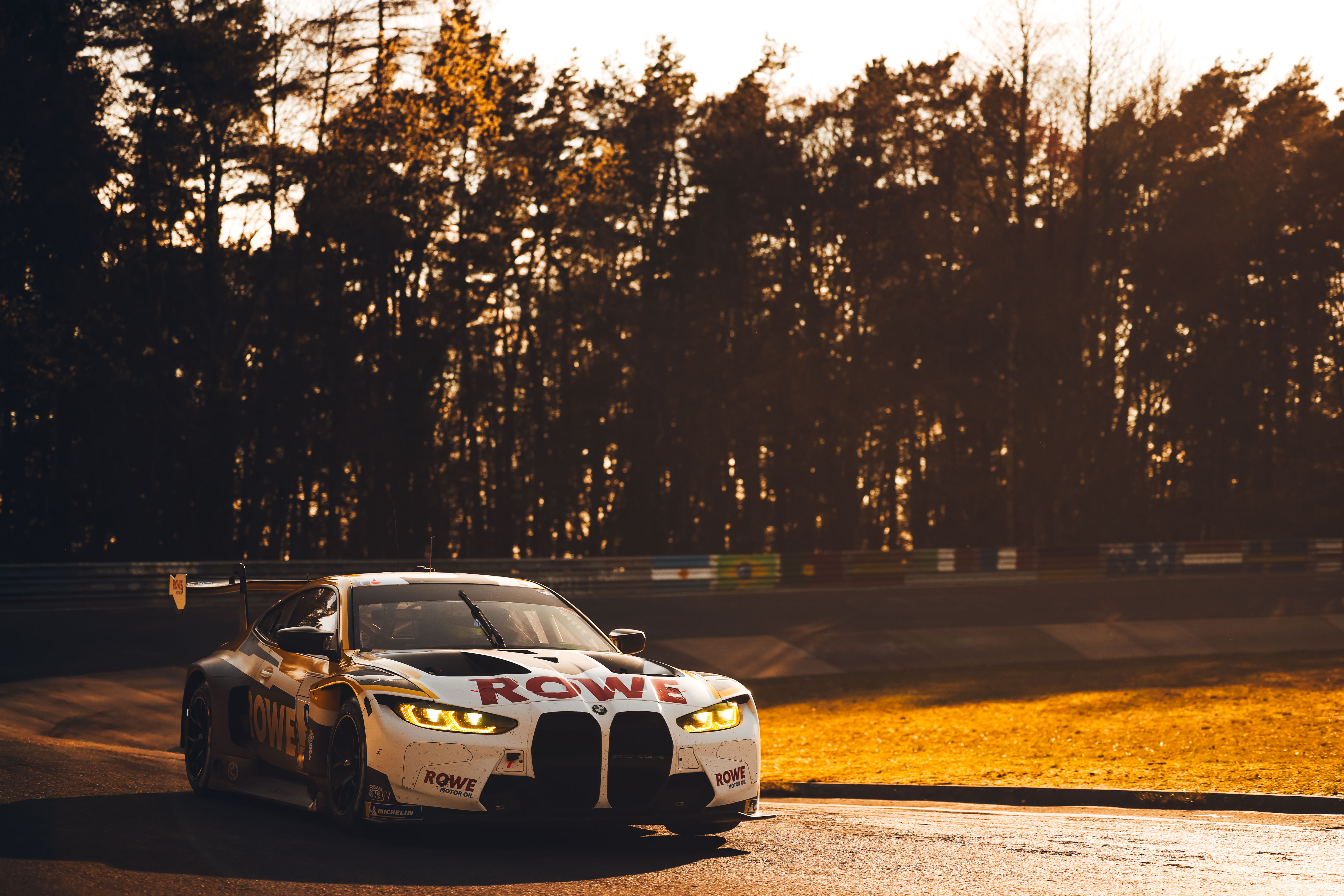 Nürburgring (GER), 22-23 March 2024. Nürburgring Endurance Series, NES, Nordschleife, ROWE Racing, #98 BMW M4 GT3, Robin Frijns, Raffaele Marciello, Augusto Farfus, Maxime Martin.