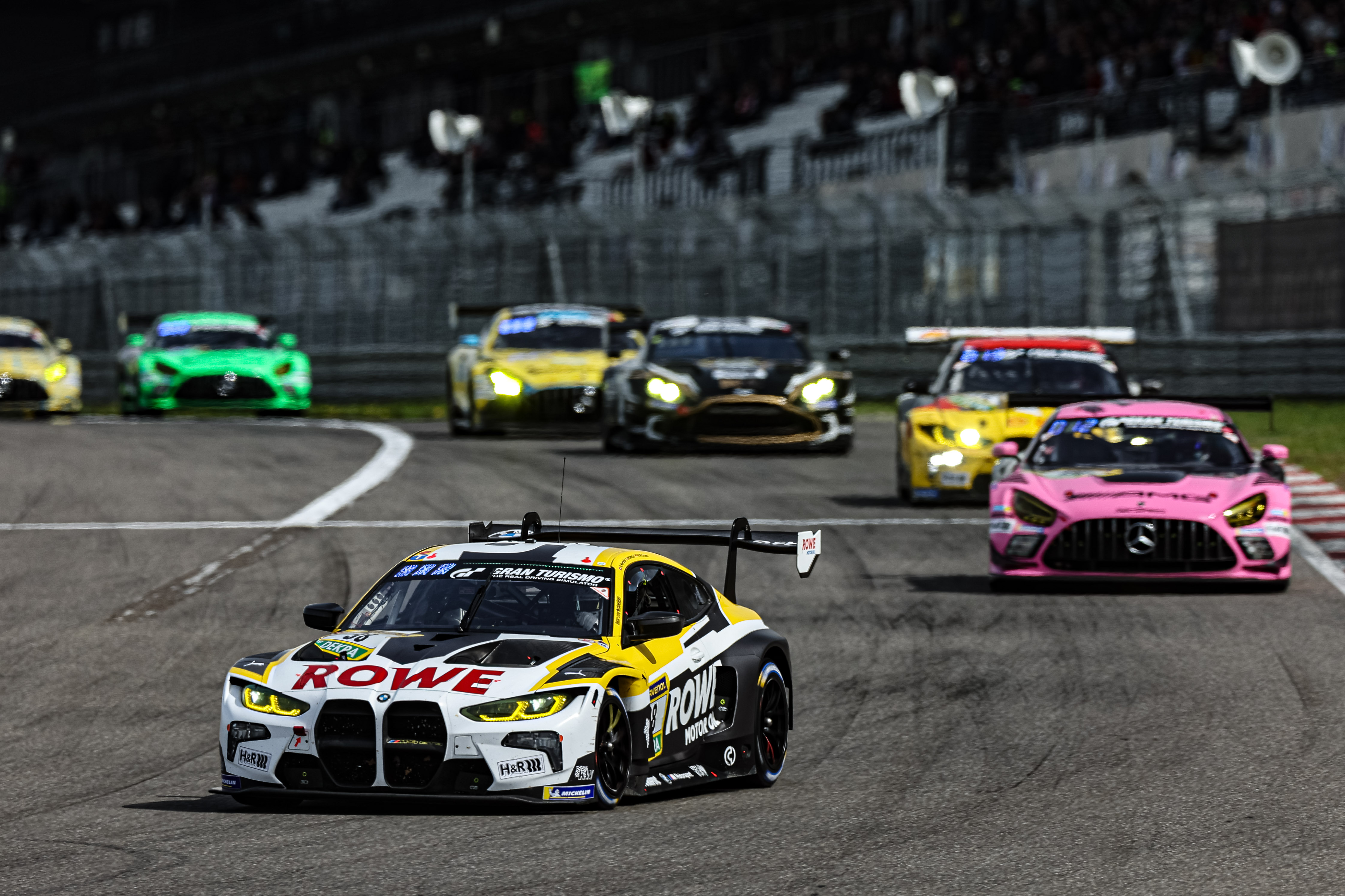 Nürburgring (GER), 13-14 April 2024. 24h Nürburgring Qualifiers, Nordschleife, #98 BMW M4 GT3, ROWE Racing, Raffaele Marciello, Maxime Martin, Marco Wittmann.