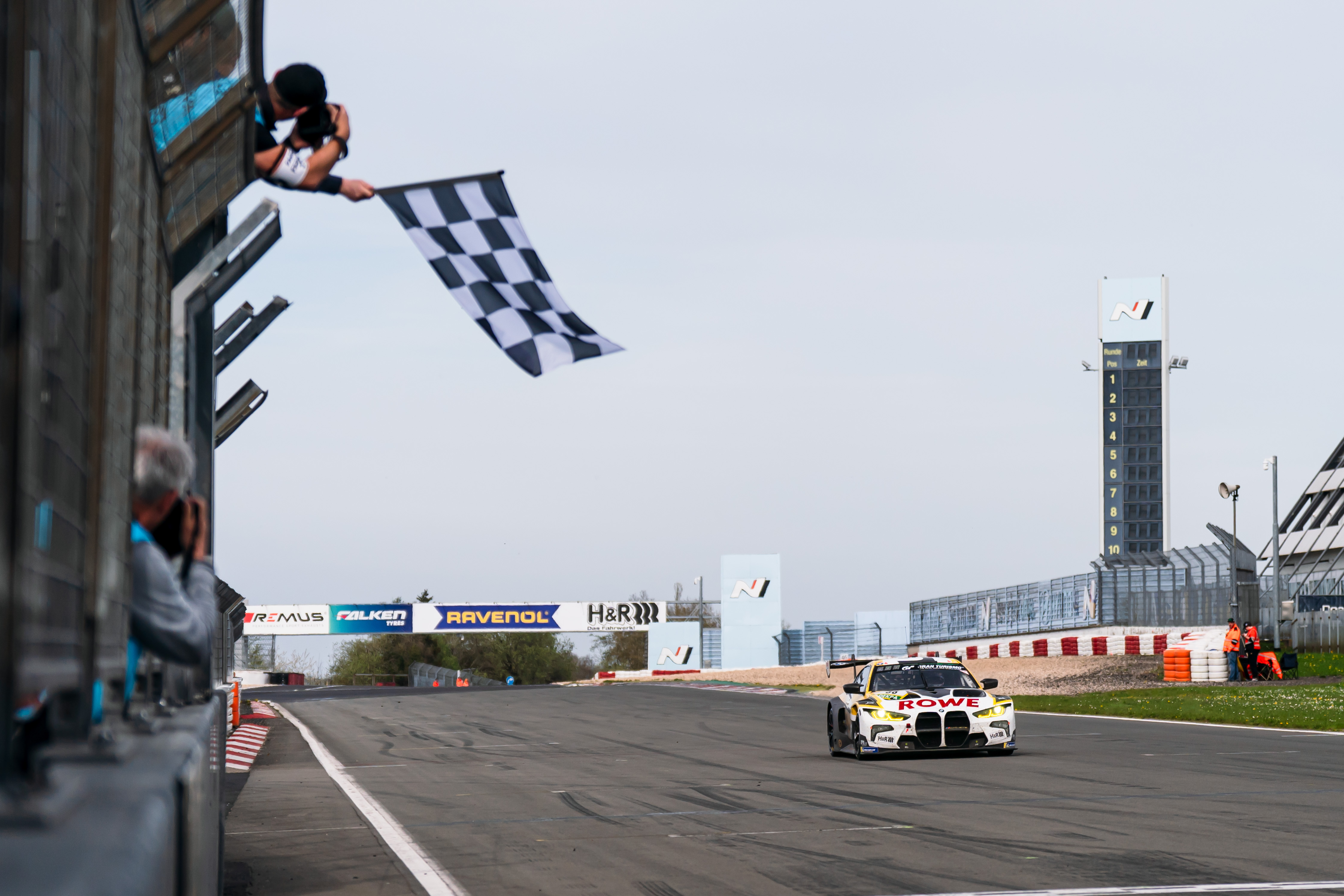 Nürburgring (GER), 13-14 April 2024. 24h Nürburgring Qualifiers, Nordschleife, #98 BMW M4 GT3, ROWE Racing, Raffaele Marciello, Maxime Martin, Marco Wittmann.