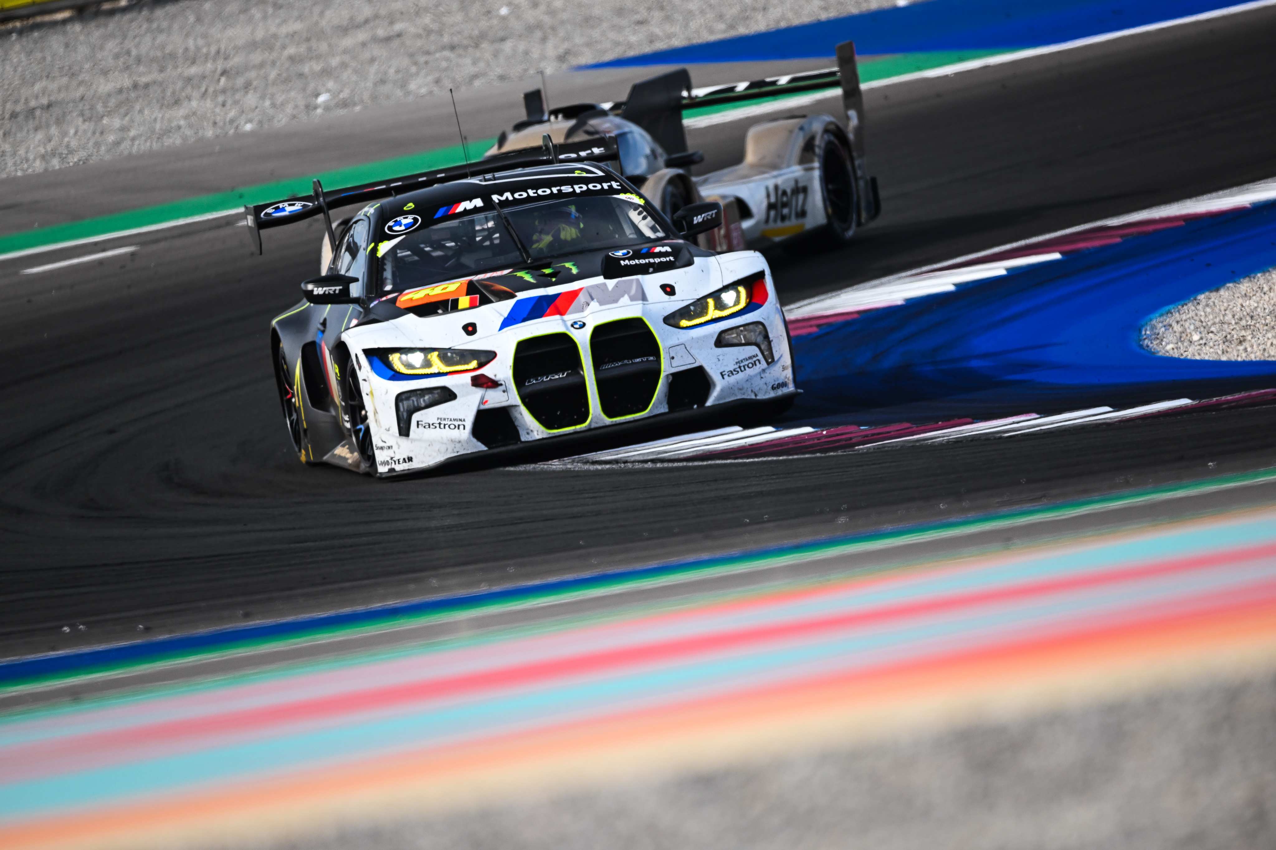 Qatar, 26-27 February 2024. BMW M Motorsport. FIA World Endurance Championship, FIA WEC, Lusail International Circuit, Team WRT, #46 BMW M4 GT3, LMGT3, Maxime Martin, Valentino Rossi, Ahmad Al Harthy.