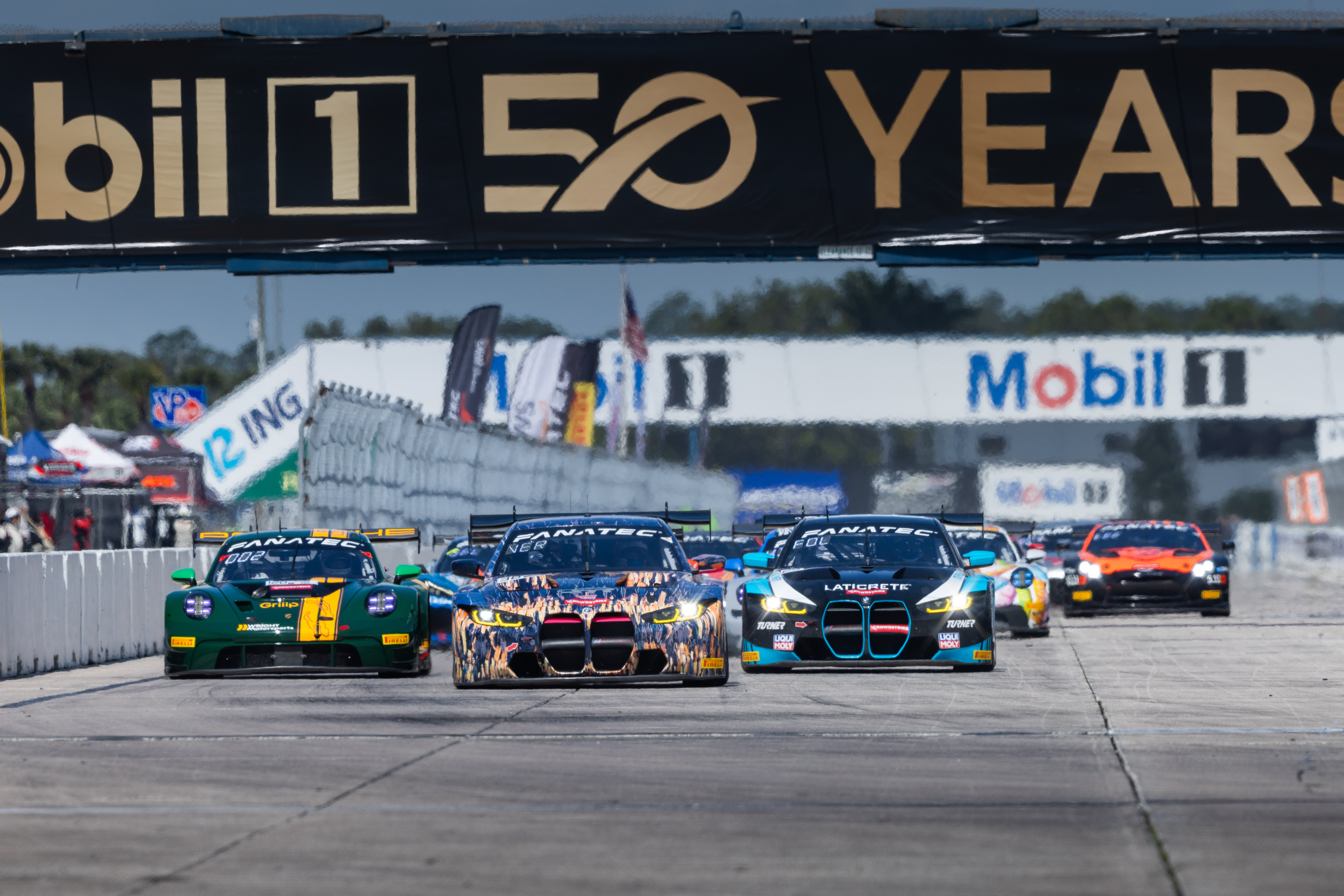 Sebring (USA), 4th to 5th May 2024. BMW M Motorsport. GT World Challenge America, #38 BMW M4 GT3, ST Racing, Neil Verhagen, Samantha Tan.