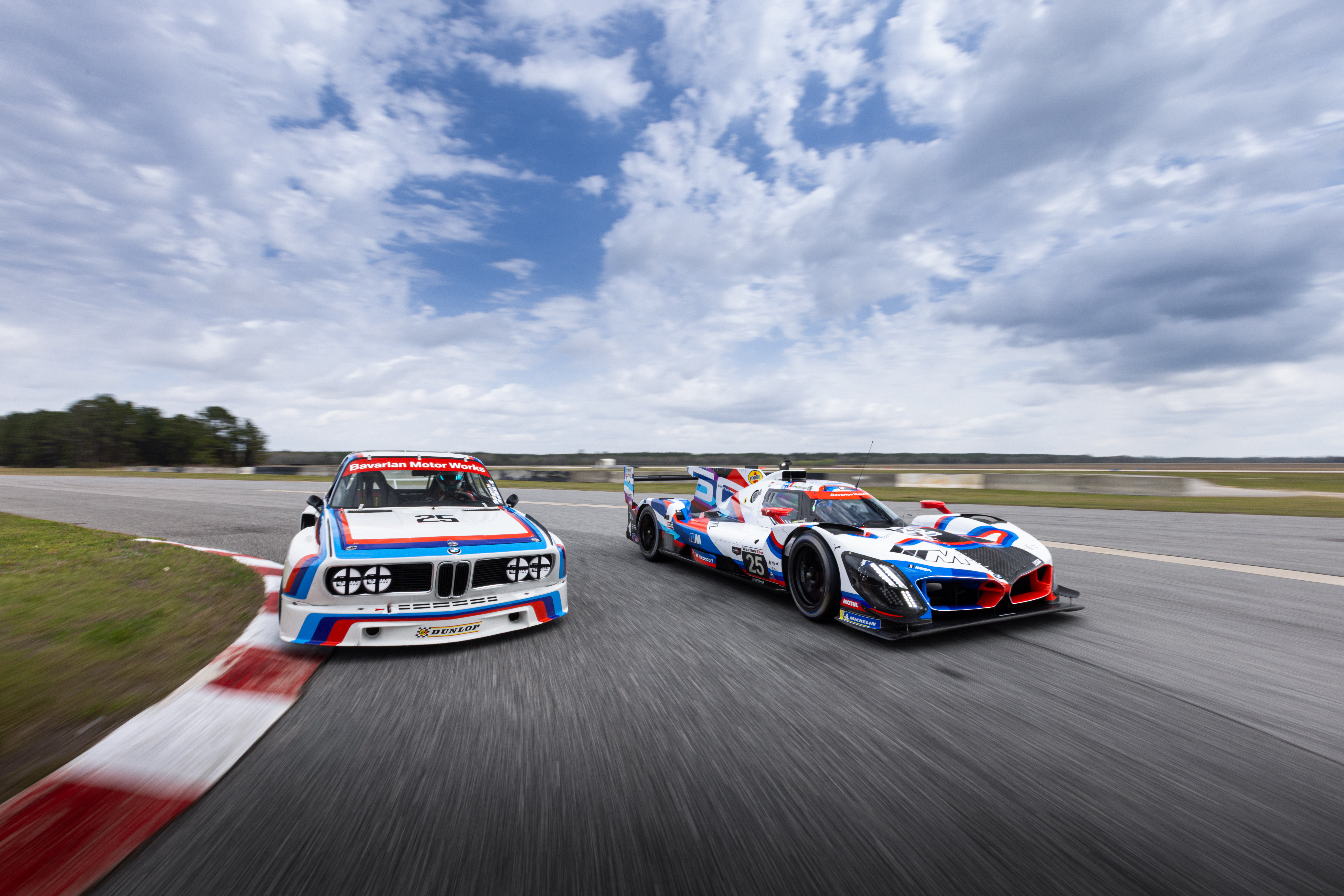 Starke (USA), 10 March 2025. IMSA WeatherTech SportsCar Championship, IWSC, BMW of North America, 50 years, anniversary, BMW M Hybrid V8, livery, design, milestones, Sebring, BMW M Team RLL, BMW 3.0 CSL.