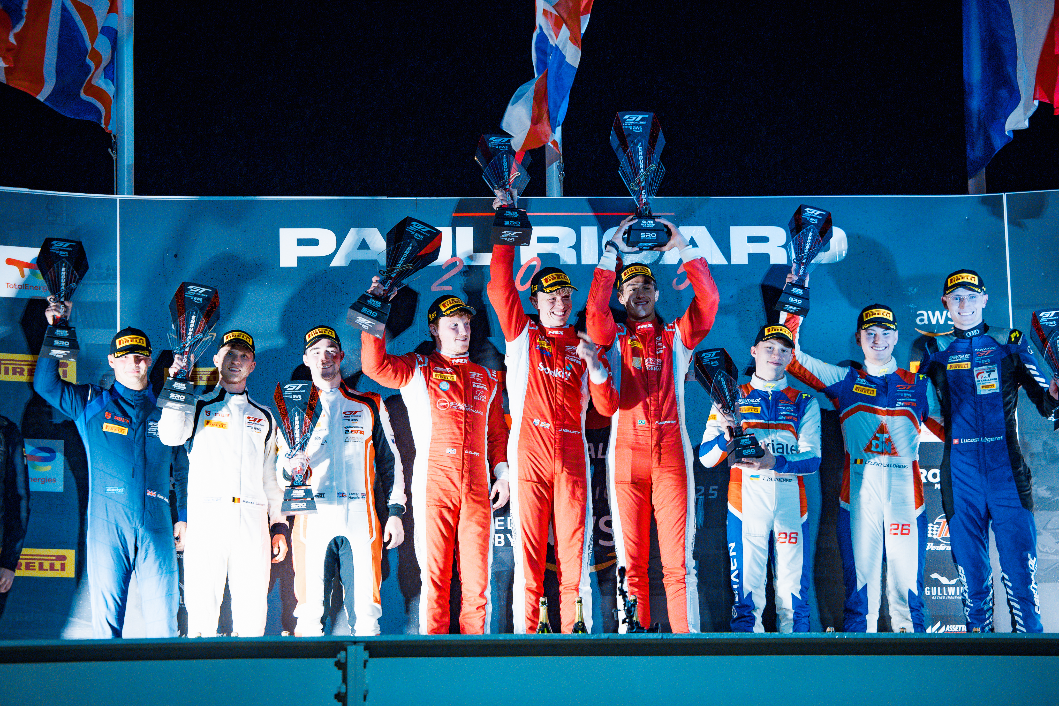 Le Castellet (FRA), 11-12 April 2025. GT World Challenge Europe powered by AWS, SRO, Circuit Paul Ricard, #992 BMW M4 GT3 EVO, Paradine Competition, James Kellett, Pedro Ebrahim, Charles Clark.